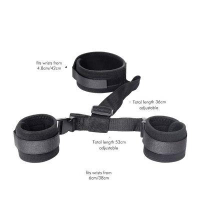 Couples BDSM Restraints Set – Collar, Handcuffs & Blindfold