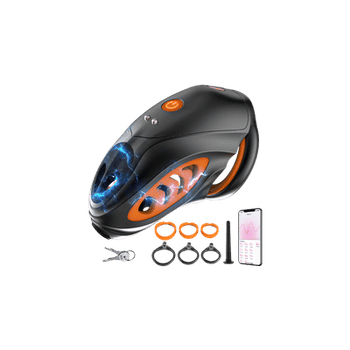 Advanced Electric Chastity Cage | App-Controlled Male Chastity Device with Adjustable Fit & E-Stim Modes